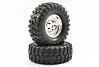 FASTRAX 1:10 CRAWLER SAWBLOCK 1.9 SCALE STEEL WHEEL ø108MM (CHROME)