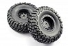 FASTRAX 1:10 CRAWLER GRANITE 2.2 SCALE WHEEL ø140MM TYRE (BLACK)(2)