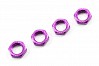 Fastrax 17mm X 1.0 Purple Serrated Wheel Nuts (4Pcs)