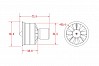 FMS 50MM DUCTED FAN SYSTEM 11-BLADE w/2627-KV4500 Motor