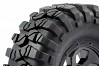 FTX OUTBACK PRE-MOUNTED 6HEX/TYRE (2) - BLACK