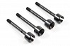 FTX OUTBACK ALUMINIUM WHEEL AXLE EXTRA LONG +5MM (4)(FOR FTX8246)