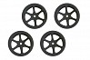 HOBAO HYPER MINI ST 6-SPOKE WHEEL SET BLACK (4)