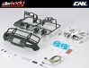 KILLERBODY 1/10TH ALLOY BUMPER W/LED UPGRADE SETS MATT/BLACK