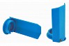 RPM TRAXXAS X-MAXX SHOCK SHAFT GUARDS - BLUE