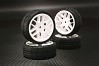 SWEEP HANKOOK TREAD 32DEG 24MM GLUED TC TYRES 12SPOKE CARPET