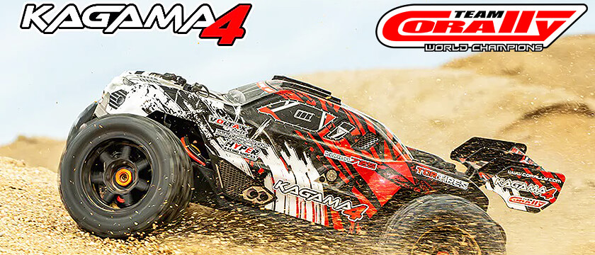 NEW! CORALLY KAGAMA-4 BRUSHLESS 4S BASHER TRUCK RTR