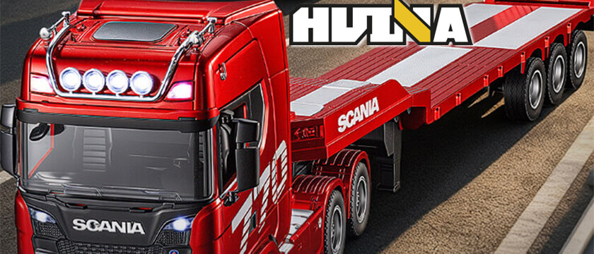 NEW! HUINA 1/24 SCANIA 770S RC TRUCK & TRAILER SET