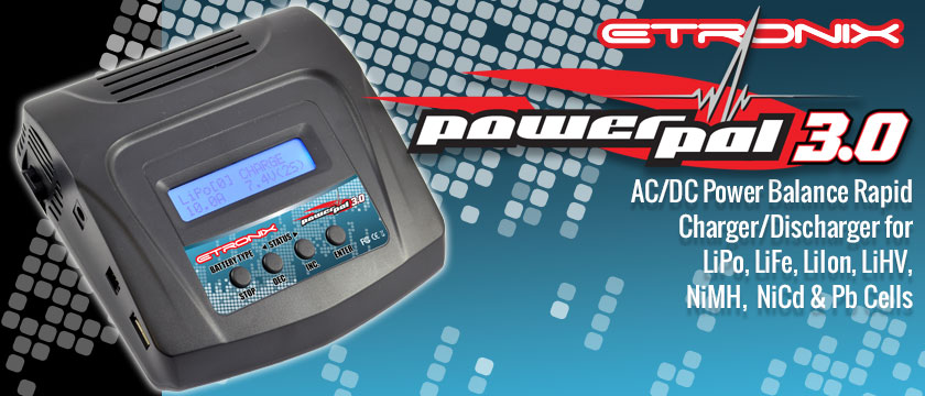 ETRONIX POWERPAL 3.0 AC/DC PERFORMANCE CHARGER/DISCHARGER