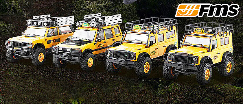 NEW FROM FMS - 1/24TH LAND ROVER FAMILY