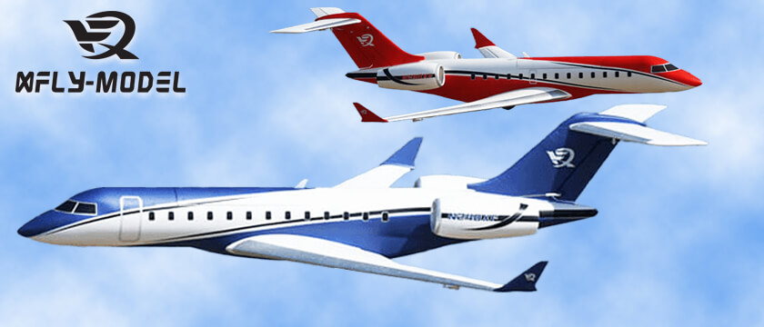 NEW! XFLY TWIN 40MM J-65 EDF BUSINESS JETS