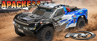 NEW! FTX APACHE 2.0 1/10 BRUSHLESS TROPHY TRUCK RTR