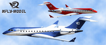 NEW! XFLY TWIN 40MM J-65 EDF BUSINESS JETS