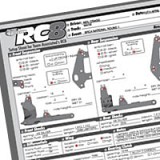 New RC8 Setup Sheets