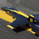 New - Top Gun F/A-18C Hornet Blue Angels 70mm Electric RTF Jet