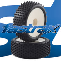 New - Fastrax 1/10th Buggy Pre-mounted Wheels & Tyres