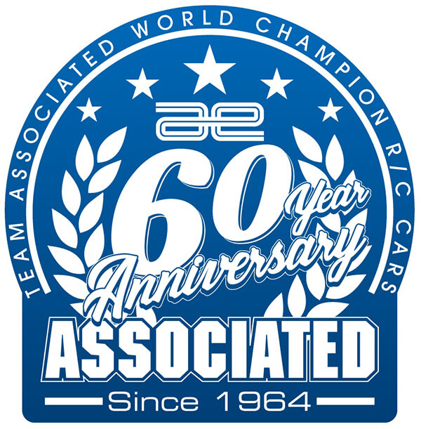 TEAM ASSOCIATED RC10 GREEN 60th ANNIVERSARY KIT LOGO