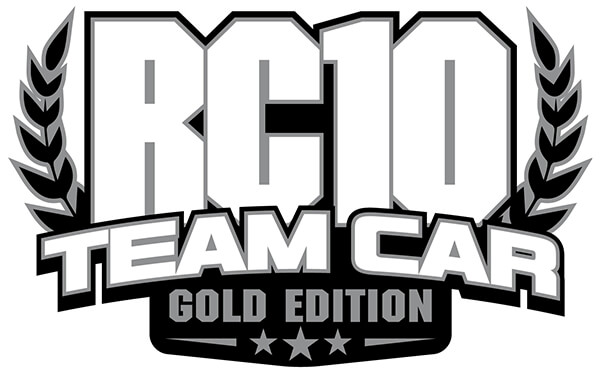 TEAM ASSOCIATED RC10 TEAM CAR GOLD EDITION KIT LOGO